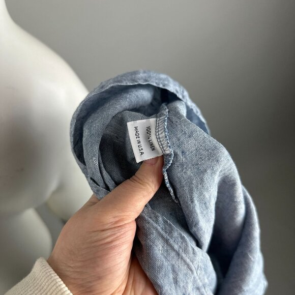 Bryn Walker Denim Chambray Spaghetti Strap Tank Dress Tunic & Jacket Set Small - Picture 9 of 11